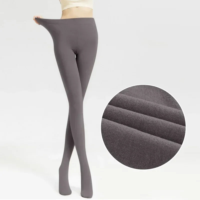 Fleece-lined tights